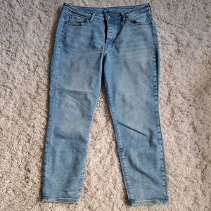 Old Navy Women's High Rise‎ Jeans - Light Blue Size 14